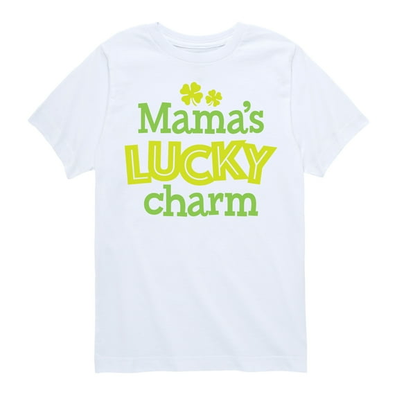 Instant Message - St. Patrick's Day - Mama's Lucky Charm - Toddler And Youth Short Sleeve Graphic T-Shirt