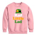 thumbnail image 1 of Instant Message - St. Patrick's Day - Rad Little Lad - Toddler And Youth Crewneck Fleece Sweatshirt, 1 of 4