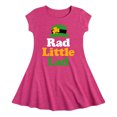 thumbnail image 1 of Instant Message - St. Patrick's Day - Rad Little Lad - Toddler And Youth Girls Fit And Flare Dress, 1 of 1