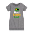 thumbnail image 1 of Instant Message - St. Patrick's Day - Rad Little Lad - Toddler And Youth Girls Fleece Dress, 1 of 5