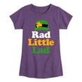 thumbnail image 1 of Instant Message - St. Patrick's Day - Rad Little Lad - Toddler And Youth Girls Short Sleeve Graphic T-Shirt, 1 of 5