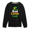 thumbnail image 1 of Instant Message - St. Patrick's Day - Rad Little Lad - Toddler And Youth Long Sleeve Graphic T-Shirt, 1 of 5