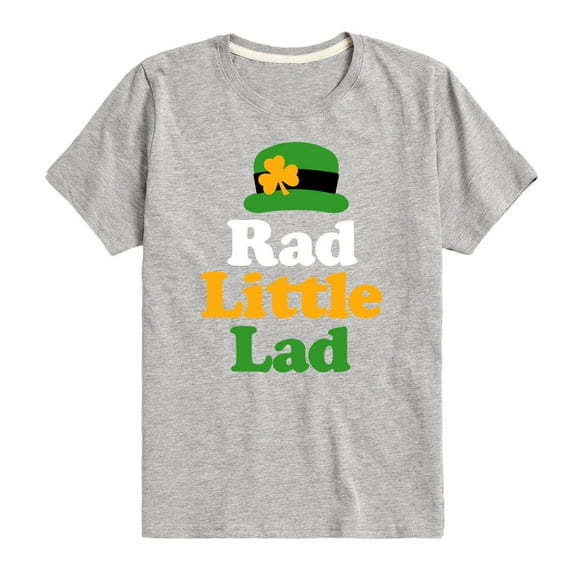 Instant Message - St. Patrick's Day - Rad Little Lad - Toddler And Youth Short Sleeve Graphic T-Shirt