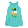 thumbnail image 1 of Instant Message - St. Patrick's Day - Rad Little Lad - Toddler and Youth Girls A-line Dress, 1 of 4