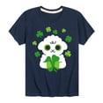 thumbnail image 1 of Instant Message - St. Patrick's Day - Sheep Hugging Clovers - Toddler And Youth Short Sleeve Graphic T-Shirt, 1 of 5