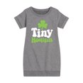 thumbnail image 1 of Instant Message - St. Patrick's Day - Tiny Hooligan - Toddler And Youth Girls Fleece Dress, 1 of 1