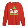 thumbnail image 1 of Instant Message - St. Patrick's Day - Tiny Hooligan - Toddler And Youth Long Sleeve Graphic T-Shirt, 1 of 5