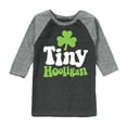 thumbnail image 1 of Instant Message - St. Patrick's Day - Tiny Hooligan - Toddler And Youth Raglan Graphic T-Shirt, 1 of 1