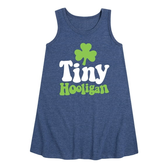 Instant Message - St. Patrick's Day - Tiny Hooligan - Toddler and Youth Girls A-line Dress