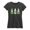 thumbnail image 1 of Instant Message - St. Patricks Gnomes - Women's Short Sleeve Graphic T-Shirt, 1 of 5