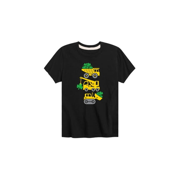 Instant Message - St Patricks Work Vehicles - Youth Short Sleeve Tee