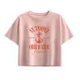 thumbnail image 1 of Instant Message - St. Tropez Yacht Club - Youth Girls Boxy T-Shirt, 1 of 5