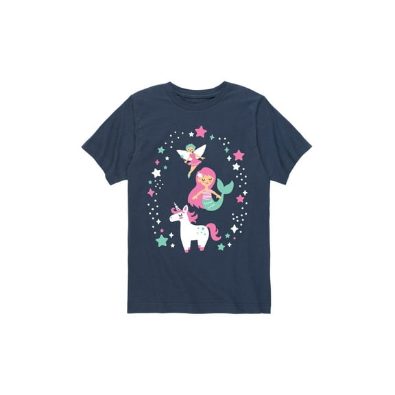 Instant Message - Stacked Mythical Creatures - Toddler Short Sleeve Tee