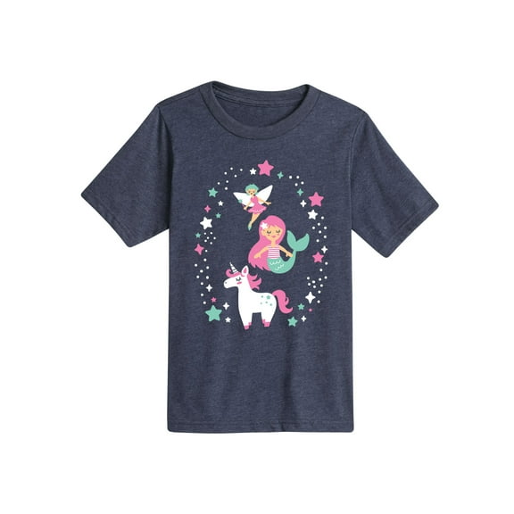 Instant Message - Stacked Mythical Creatures-Youth Short Sleeve Tee