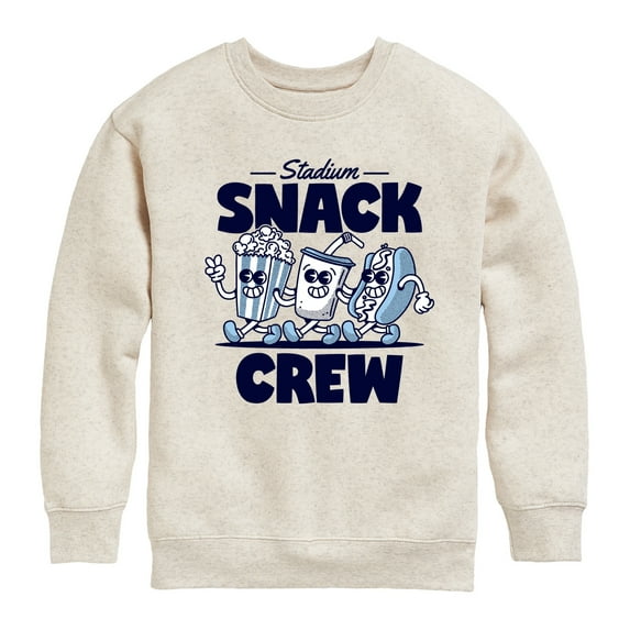 Instant Message - Stadium Snack Crew - Kids Crew Fleece