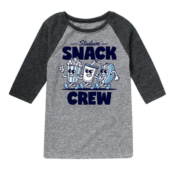 Instant Message - Stadium Snack Crew  - Kids Raglan