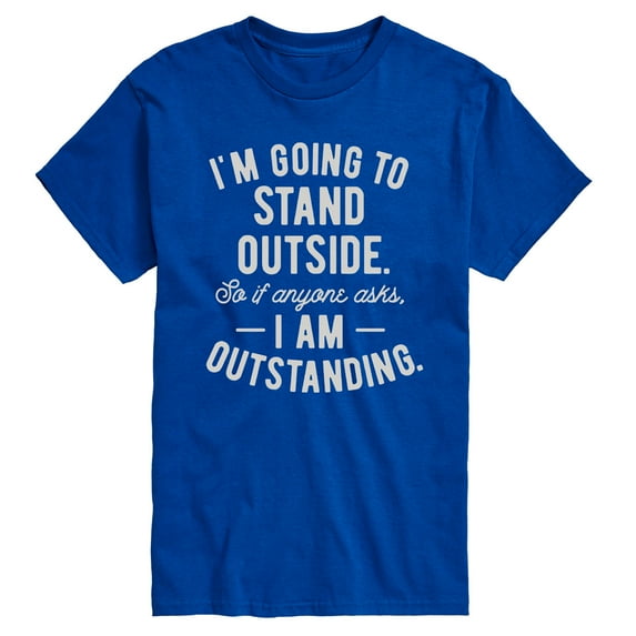 Instant Message - Stand Outside Outstanding - Men's Short Sleeve Graphic T-Shirt