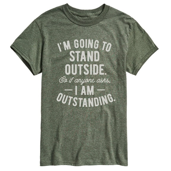 Instant Message - Stand Outside Outstanding - Men's Short Sleeve Graphic T-Shirt