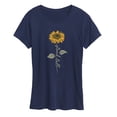 thumbnail image 1 of Instant Message - Stand Tall Sunflower Short Sleeve Graphic T-Shirt, 1 of 5