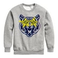 thumbnail image 1 of Instant Message - Star Eyed Tiger - Toddler & Youth Crewneck Fleece Sweatshirt, 1 of 6