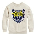 thumbnail image 1 of Instant Message - Star Eyed Tiger - Toddler & Youth Crewneck Fleece Sweatshirt, 1 of 6