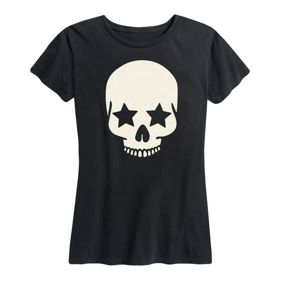 Instant Message - Star Skull - Women's Short Sleeve Graphic T-Shirt