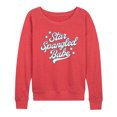 thumbnail image 1 of Instant Message - Star Spangled Babe - Women's Lightweight French Terry Pullover, 1 of 1