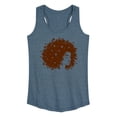 thumbnail image 1 of Instant Message - Starry Afro Woman - Women's Racerback Tank Top, 1 of 6