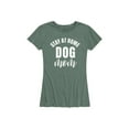 thumbnail image 1 of Instant Message - Stay At Home Dog Mom  - Women's Short Sleeve Graphic T-Shirt, 1 of 5