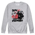 thumbnail image 1 of Instant Message - Stay Legendary - Men's Long Sleeve Crew Fleece Sweatshirt, 1 of 5