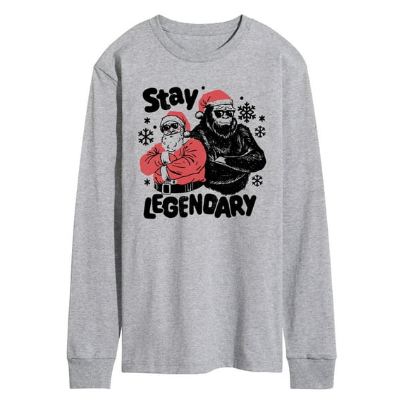 Instant Message - Stay Legendary - Men's Long Sleeve Graphic T-Shirt