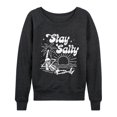 thumbnail image 1 of Instant Message - Stay Salty - Women's Lightweight French Terry Long Sleeve Shirt, 1 of 6