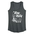 thumbnail image 1 of Instant Message - Stay Salty - Women's Racerback Tank Top, 1 of 6