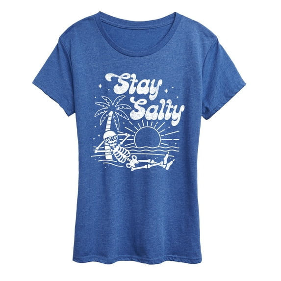 Instant Message - Stay Salty - Women's Short Sleeve Graphic T-Shirt
