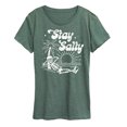 thumbnail image 1 of Instant Message - Stay Salty - Women's Short Sleeve Graphic T-Shirt, 1 of 7