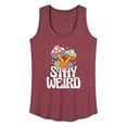 thumbnail image 1 of Instant Message - Stay Weird Mushrooms - Women's Racerback Tank Top, 1 of 6