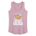 thumbnail image 1 of Instant Message - Stay Weird Mushrooms - Women's Racerback Tank Top, 1 of 6