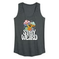 thumbnail image 1 of Instant Message - Stay Weird Mushrooms - Women's Racerback Tank Top, 1 of 6