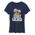 thumbnail image 1 of Instant Message - Stay Weird Mushrooms - Women's Short Sleeve Graphic T-Shirt, 1 of 6