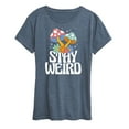 thumbnail image 1 of Instant Message - Stay Weird Mushrooms - Women's Short Sleeve Graphic T-Shirt, 1 of 6