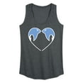 thumbnail image 1 of Instant Message - Sting Ray Heart - Women's Racerback Tank Top, 1 of 6