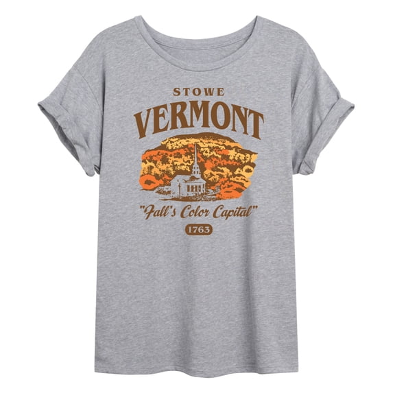 Instant Message - Stowe, Vermont Fall Women's Relaxed Fit T-Shirt