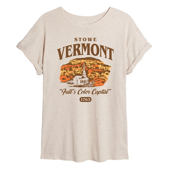 Instant Message - Stowe, Vermont Fall Women's Relaxed Fit T-Shirt