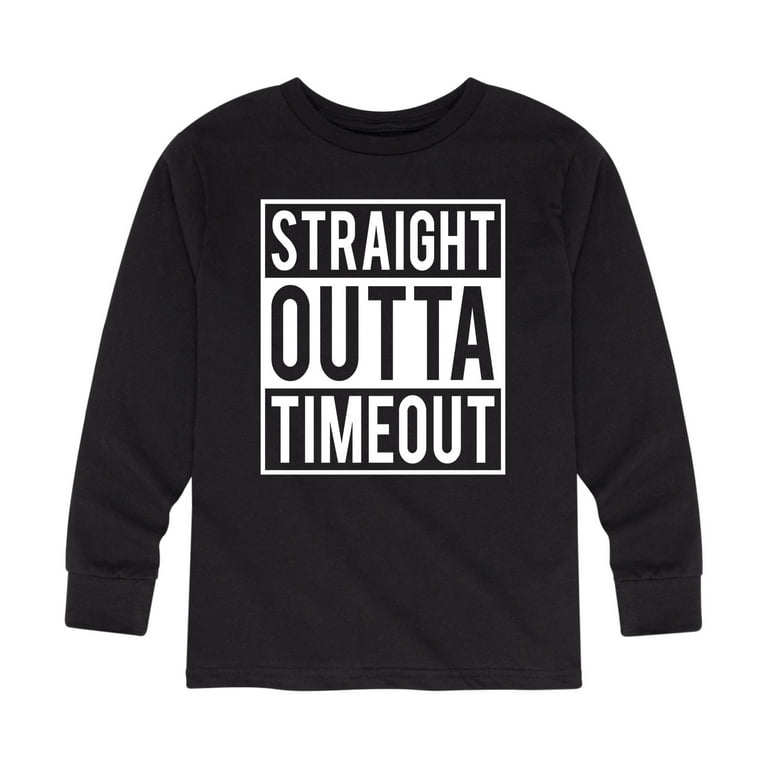 Kids Straight Outta Time Out Parody T-Shirt Kids Straight Outta Time Out Parody T-Shirt