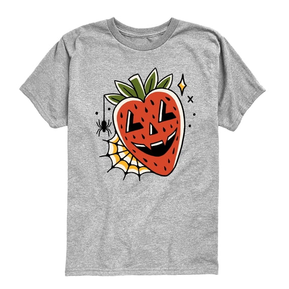 Instant Message - Strawberry Skull - Youth Boys Short Sleeve Graphic T-Shirt