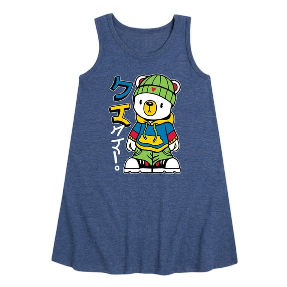Instant Message - Streetwear Kuma - Toddler & Youth Girls A-line Dress