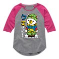 thumbnail image 1 of Instant Message - Streetwear Kuma - Toddler & Youth Girls Raglan Graphic T-Shirt, 1 of 6