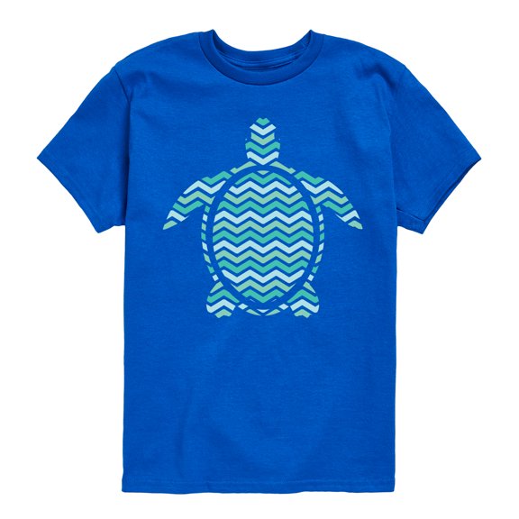 Instant Message - Striped Turtle - Toddler & Youth Short Sleeve Graphic T-Shirt