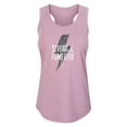 thumbnail image 1 of Instant Message - Strong And Powerful - Ladies Racerback Tank, 1 of 5
