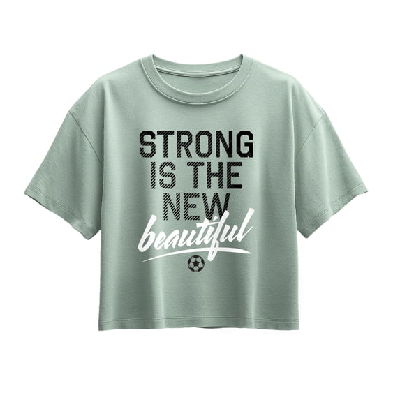 Instant Message - Strong Is The New Beautiful - Youth Girls Boxy T-Shirt
